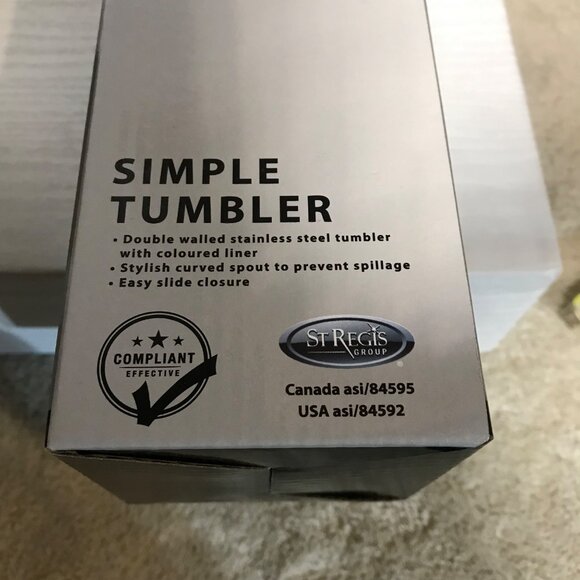 Volunteer Fire Dept Design Simple Stainless Steel Tumbler 10 Oz St. Williams Ont - Picture 8 of 8